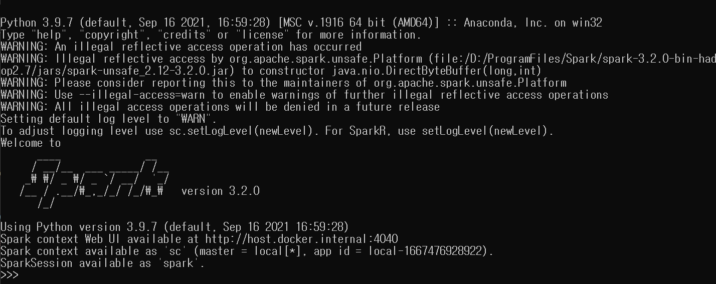 pyspark